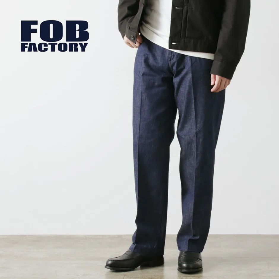 Jeans^FOB FACTORY / F0531 Denim Frisco pants one-wash