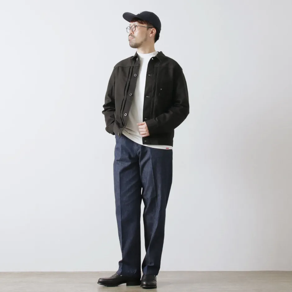 Jeans^FOB FACTORY / F0531 Denim Frisco pants one-wash