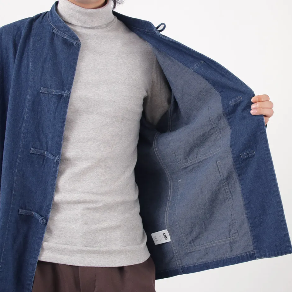 Jackets^FOB FACTORY / F2435 kung fu jacket denim