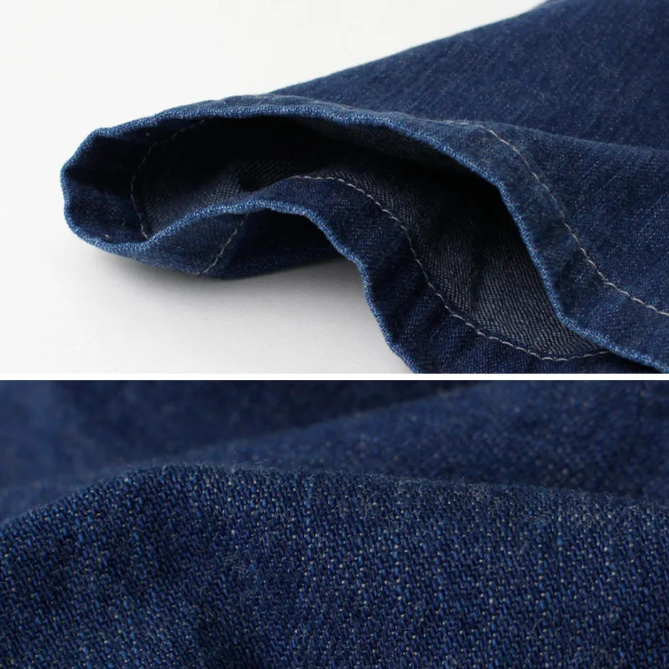 Jackets^FOB FACTORY / F2435 kung fu jacket denim