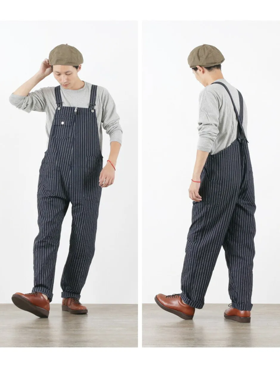 Trousers^FOB FACTORY / F0479 Denim overalls wabash
