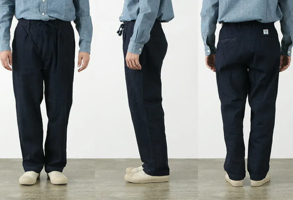 Jeans^FOB FACTORY / F0508 denim track pants one-wash