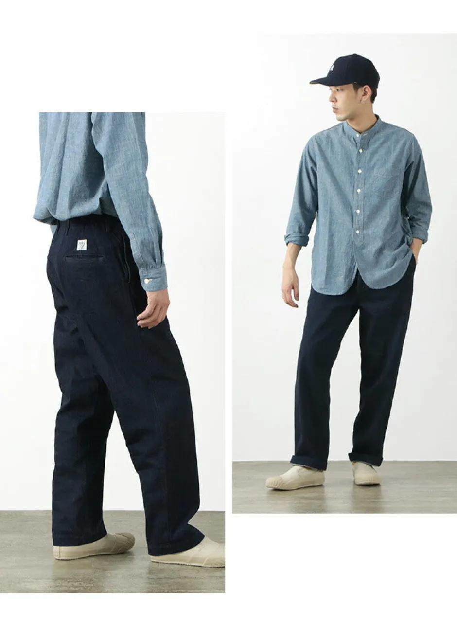 Jeans^FOB FACTORY / F0508 denim track pants one-wash