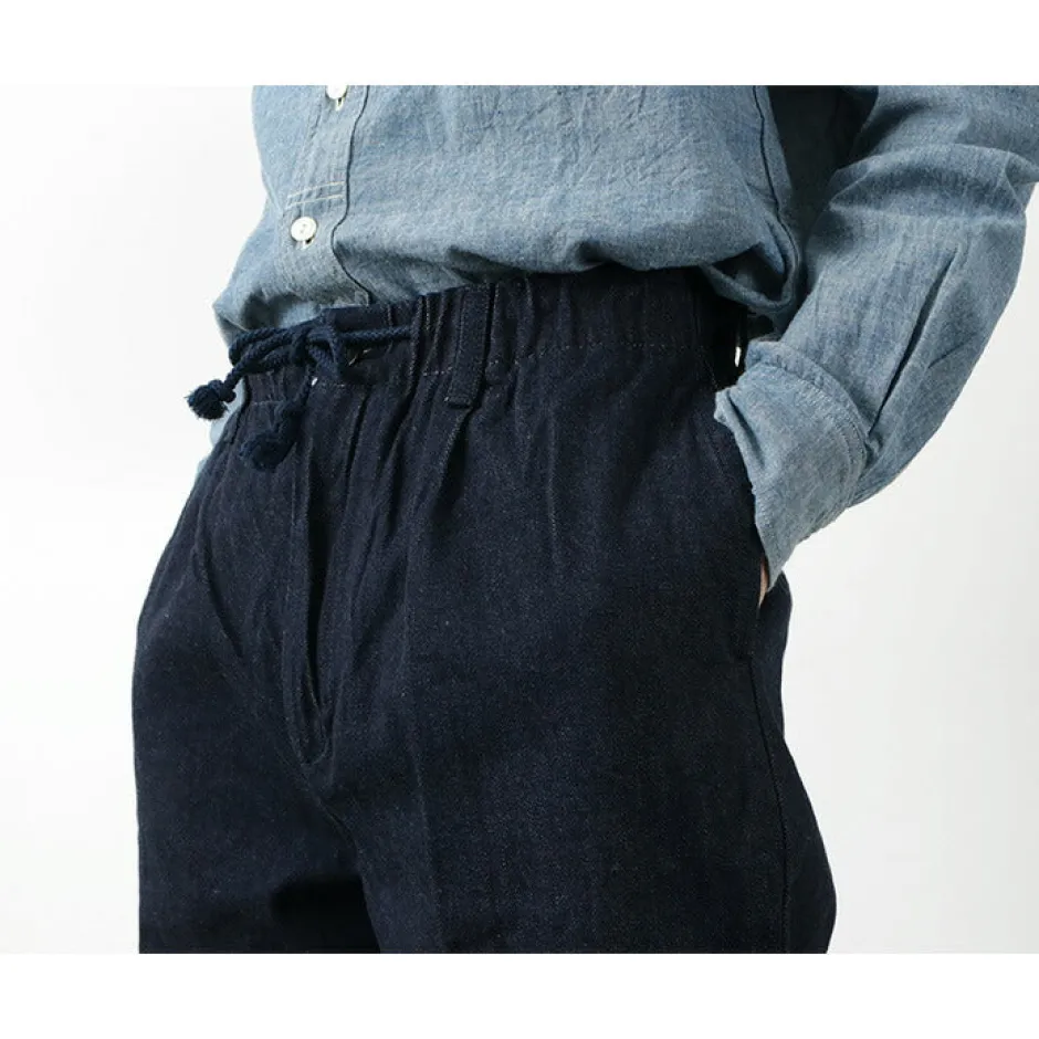 Jeans^FOB FACTORY / F0508 denim track pants one-wash
