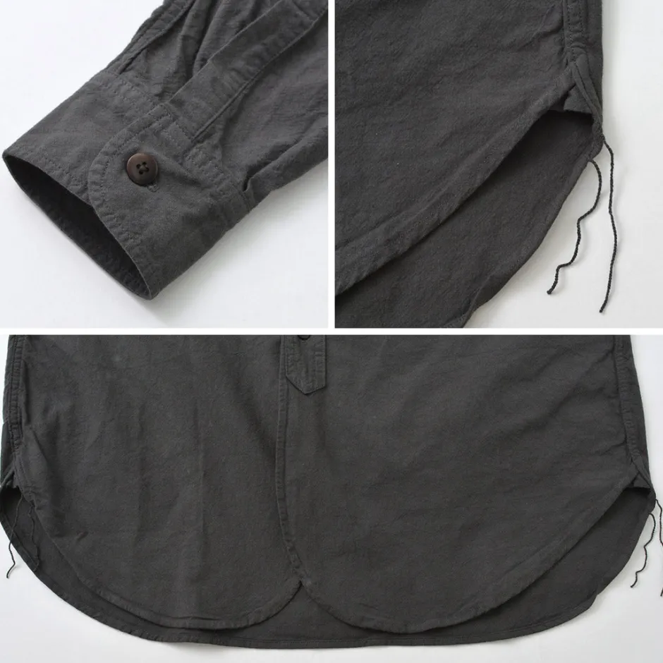 Shirts^FOB FACTORY / F3464 Dye band collar shirt