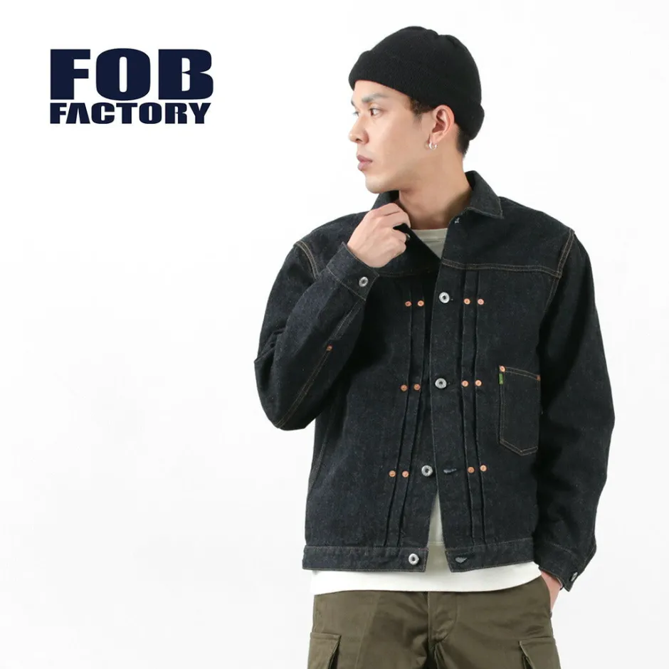 Jackets^FOB FACTORY / F2432 F165 Selvage 14.75oz garage denim one-wash
