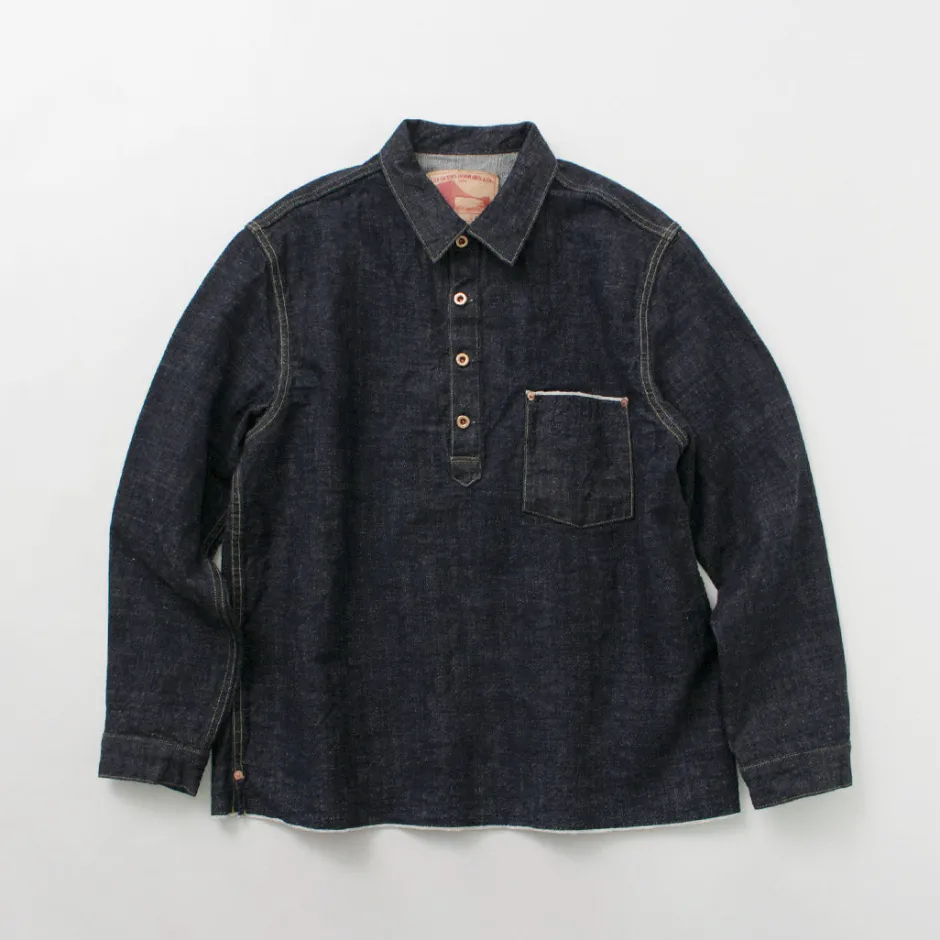 Jackets^FOB FACTORY / F2384 G3 Denim Pullover Jacket one-wash