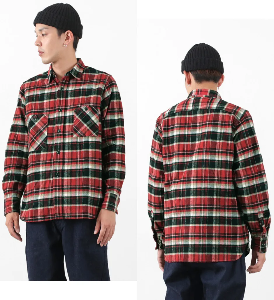 Shirts^FOB FACTORY / F3481 HEAVY NEL WORK SHIRT