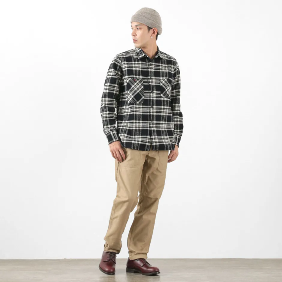 Shirts^FOB FACTORY / F3481 HEAVY NEL WORK SHIRT