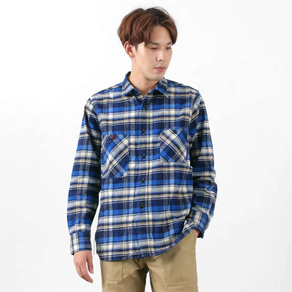 Shirts^FOB FACTORY / F3481 HEAVY NEL WORK SHIRT
