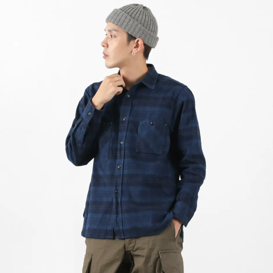 Shirts^FOB FACTORY / F3481 HEAVY NEL WORK SHIRT