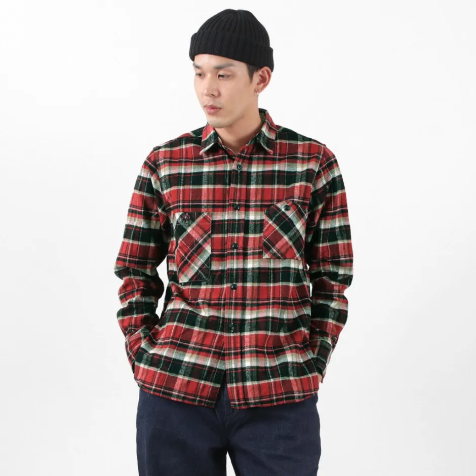 Shirts^FOB FACTORY / F3481 HEAVY NEL WORK SHIRT