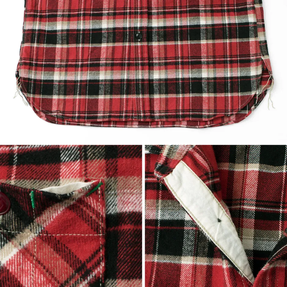Shirts^FOB FACTORY / F3481 HEAVY NEL WORK SHIRT