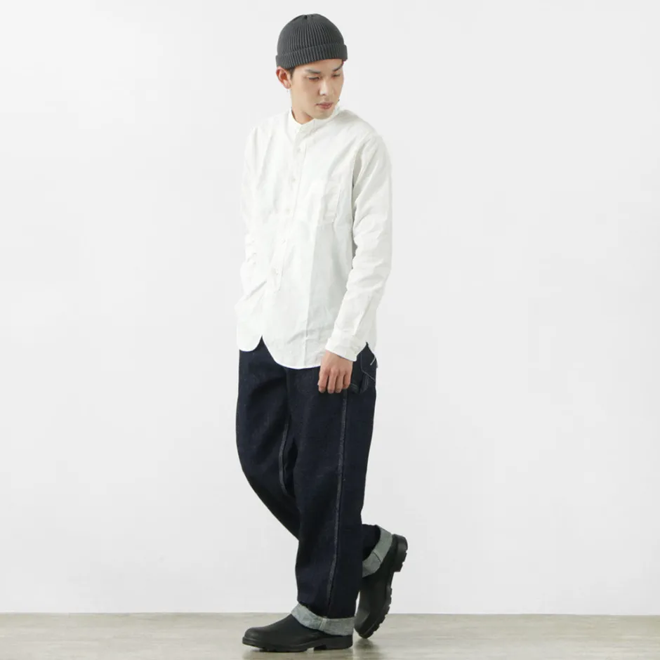 Jeans^FOB FACTORY / F0509 Hemp denim painter pants one-wash