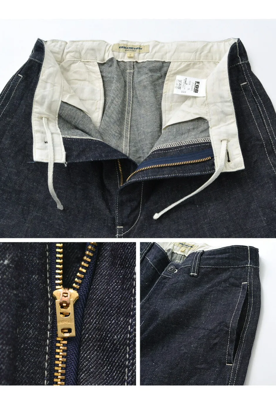 Work Pants & Chinos | Jeans^FOB FACTORY / F0496 Hemp denim work trousers