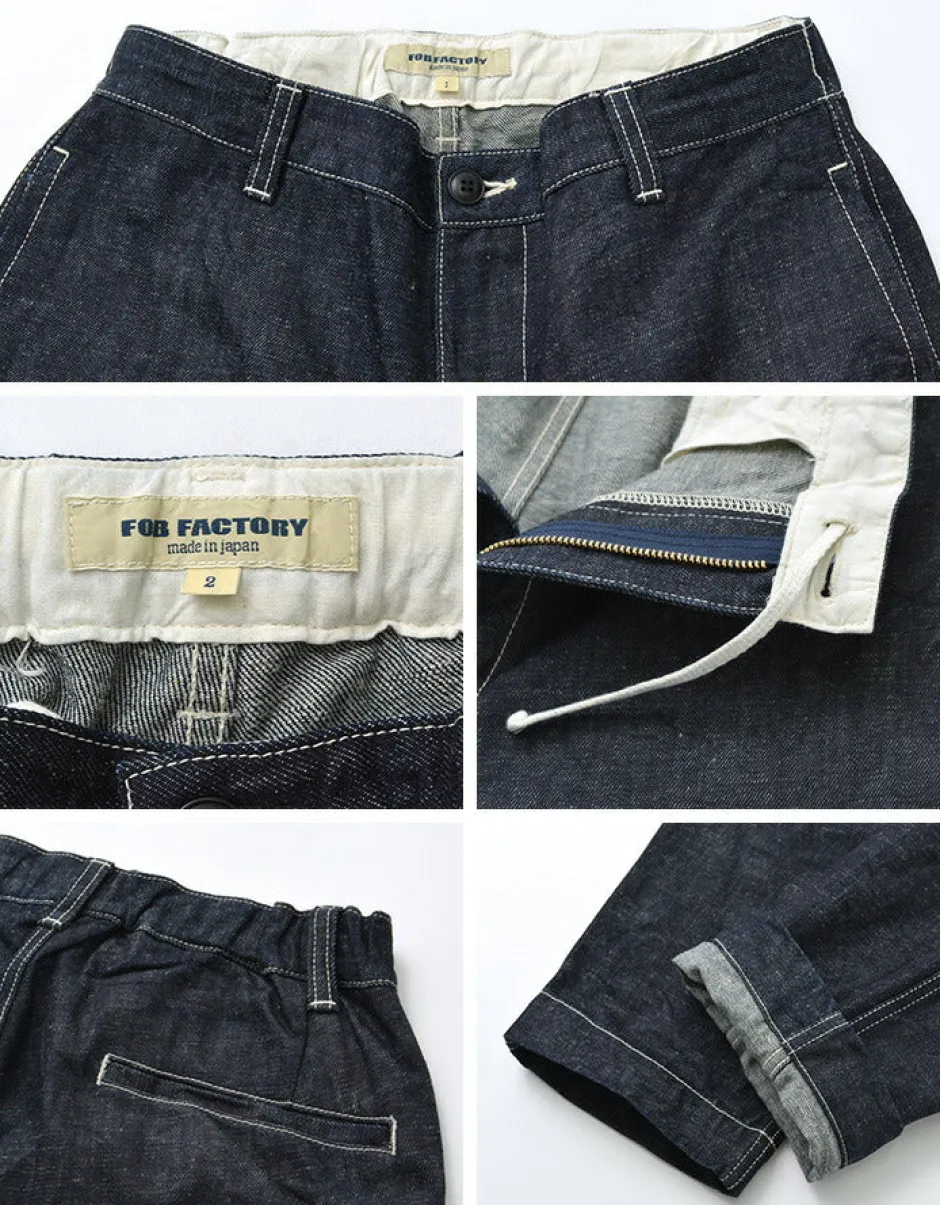 Work Pants & Chinos | Jeans^FOB FACTORY / F0496 Hemp denim work trousers
