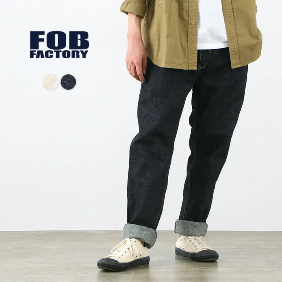 Work Pants & Chinos | Jeans^FOB FACTORY / F0496 Hemp denim work trousers