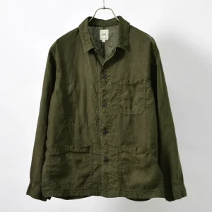 Shirts^FOB FACTORY / F2413 Hemp shirt jacket