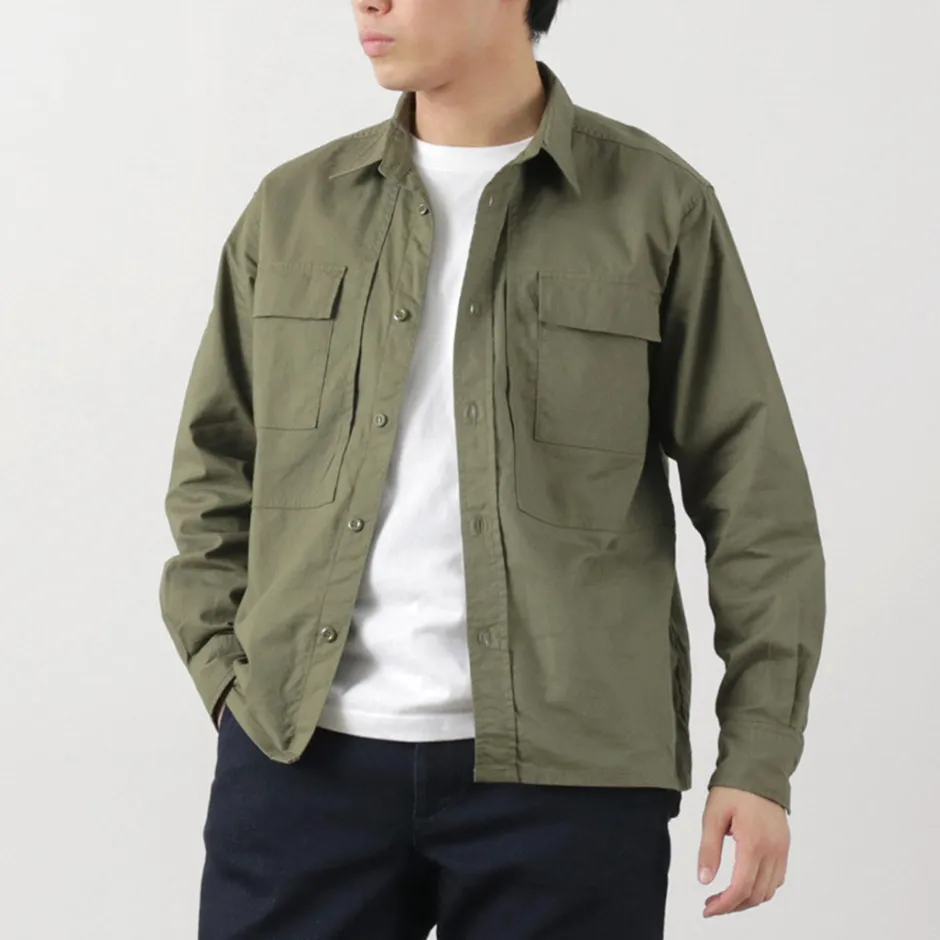 Shirts^FOB FACTORY / F3498 Long sleeve field shirt