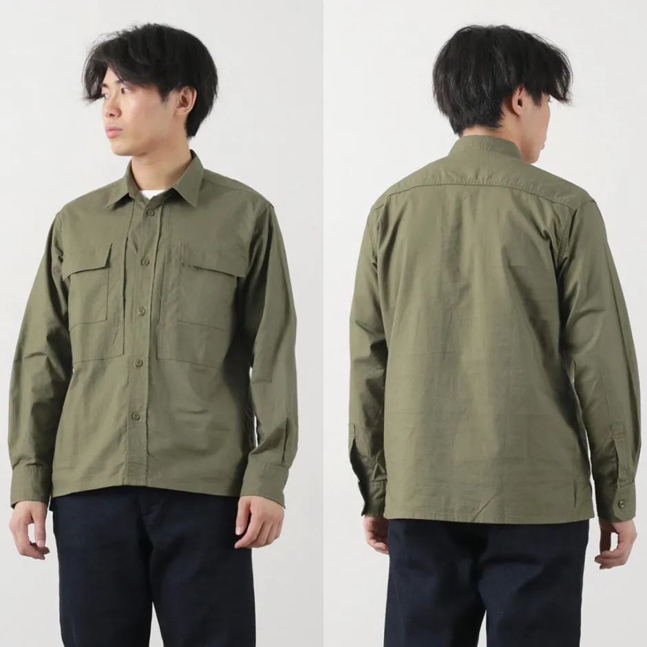 Shirts^FOB FACTORY / F3498 Long sleeve field shirt