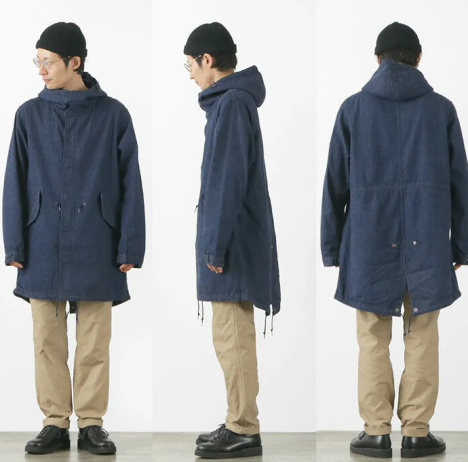 Coats^FOB FACTORY / F2420 M-51 denim shell parka one-wash