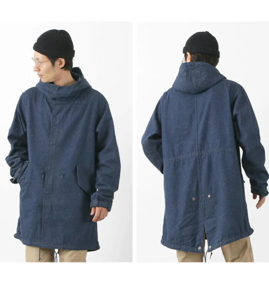 Coats^FOB FACTORY / F2420 M-51 denim shell parka one-wash