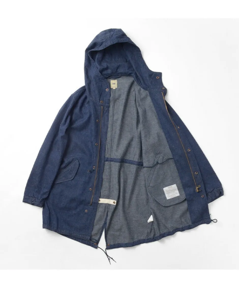 Coats^FOB FACTORY / F2420 M-51 denim shell parka one-wash