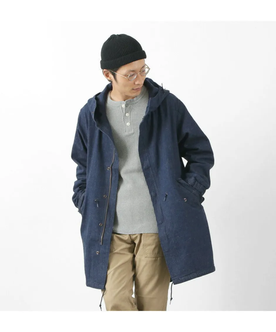 Coats^FOB FACTORY / F2420 M-51 denim shell parka one-wash
