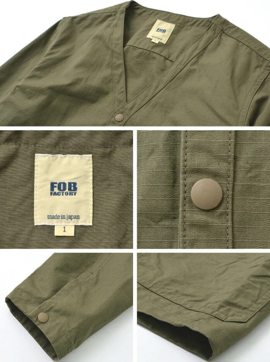 Cardigans^FOB FACTORY / F2409 military cardigan