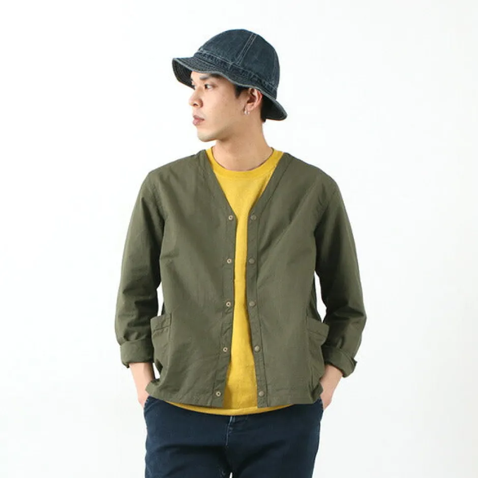 Cardigans^FOB FACTORY / F2409 military cardigan