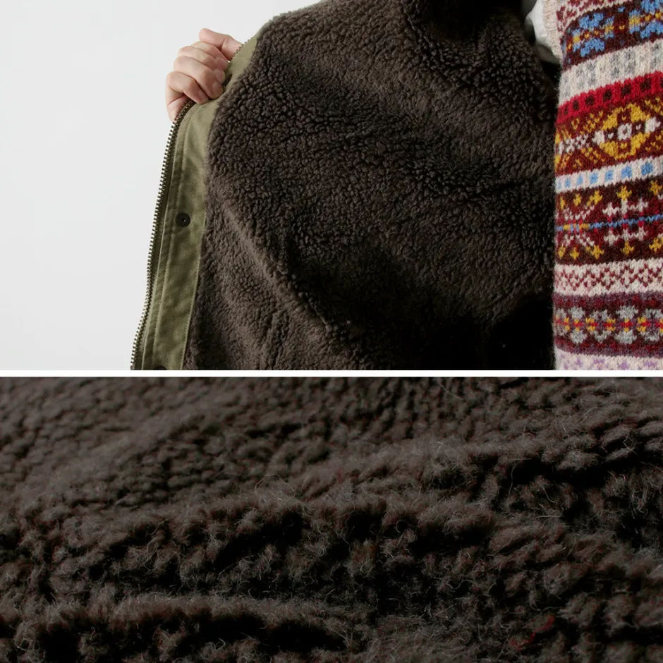 Coats^FOB FACTORY / F2450 Moleskin Hood Coat