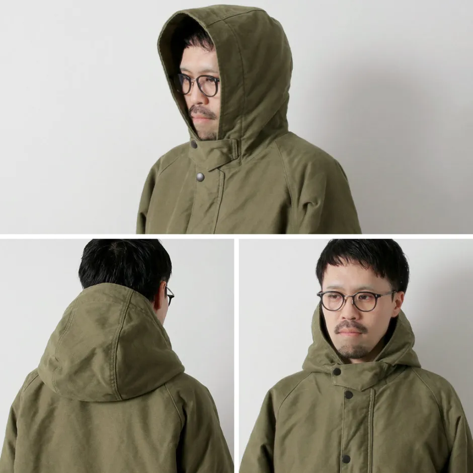 Coats^FOB FACTORY / F2450 Moleskin Hood Coat