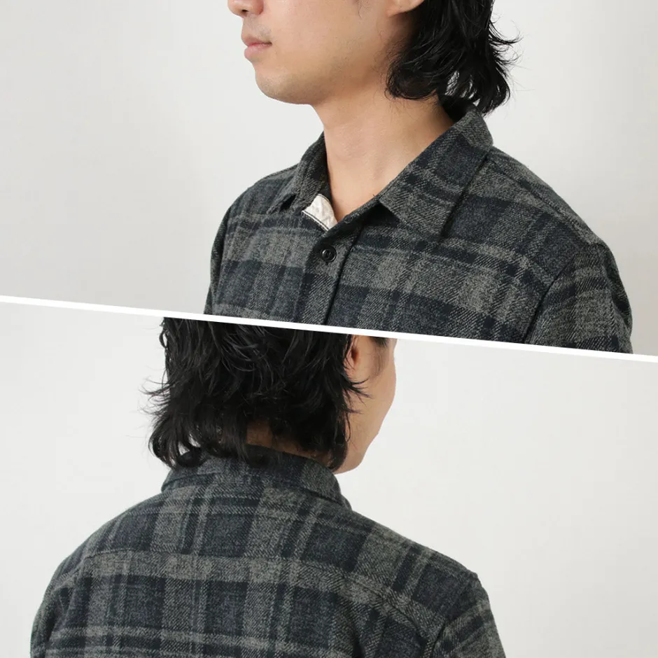 Shirts^FOB FACTORY / F3497 Nel check work shirt