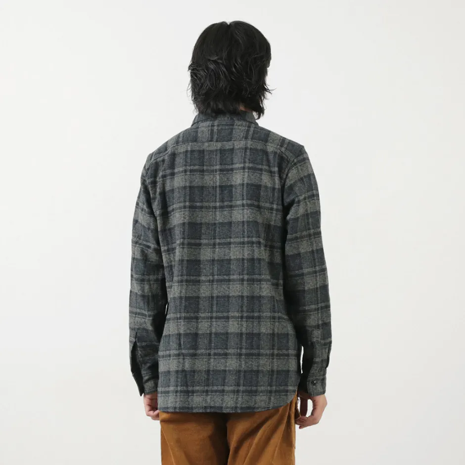 Shirts^FOB FACTORY / F3497 Nel check work shirt