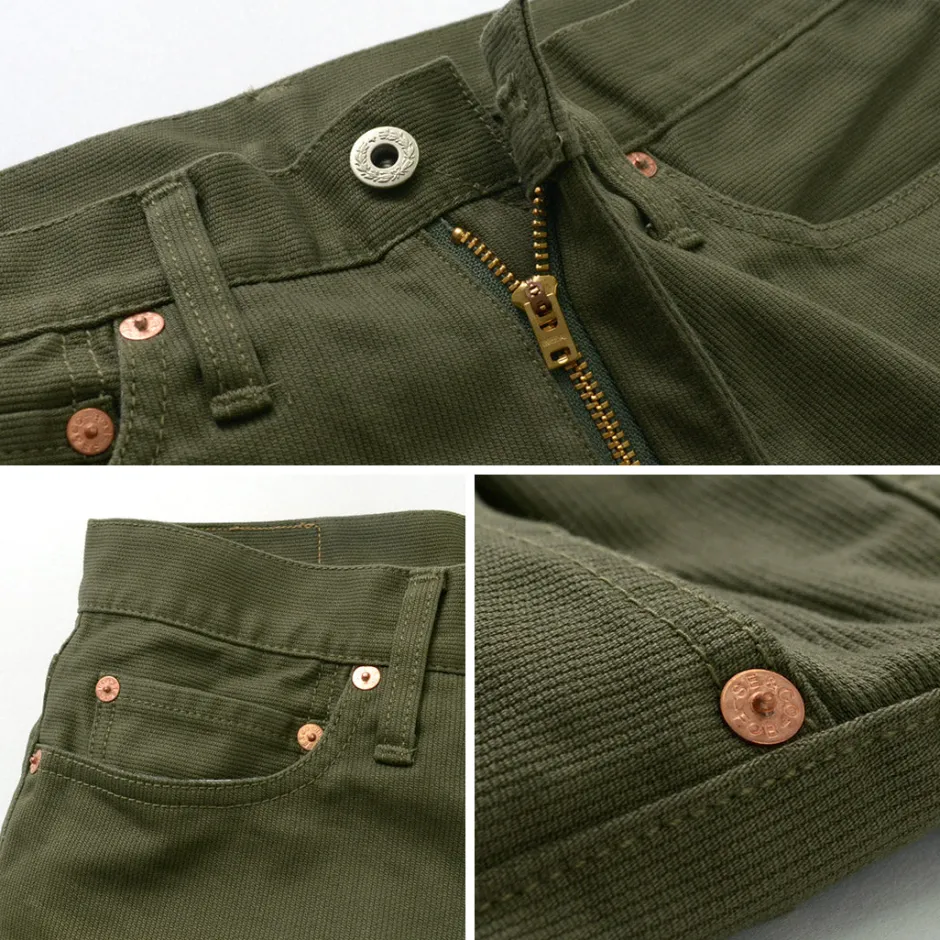 Work Pants & Chinos^FOB FACTORY / F1134 Pique 5P pants