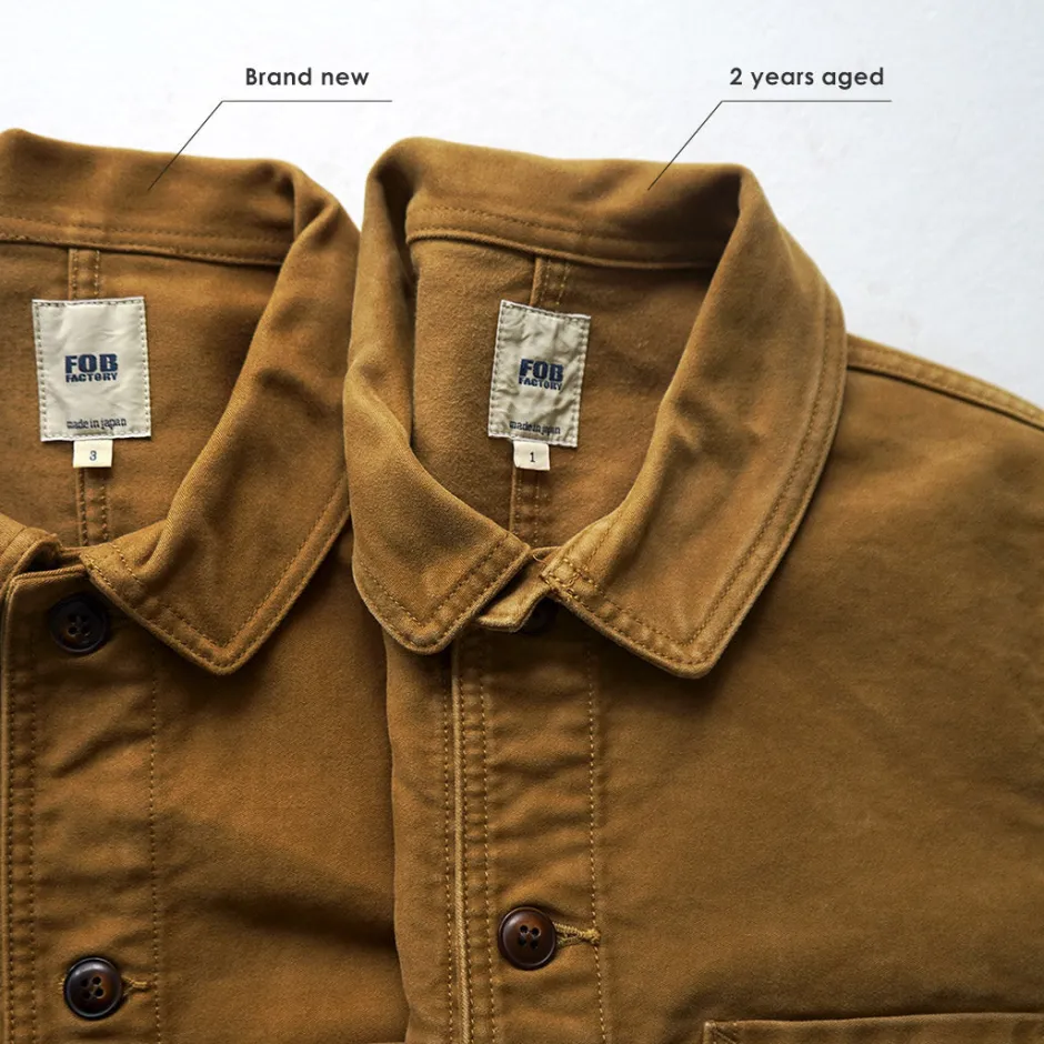 Jackets^FOB FACTORY / F2361 Riding Jacket Moleskin