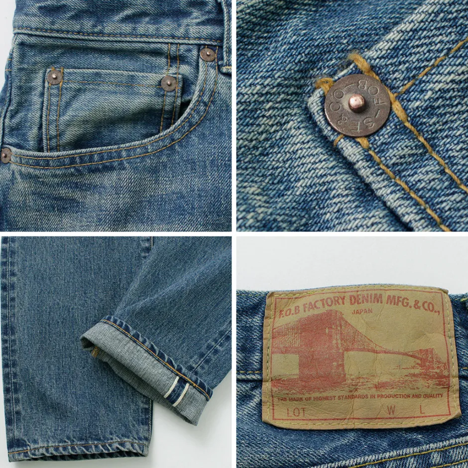 Jeans^FOB FACTORY / F160 Selvedge 66 Denim 5-pocket