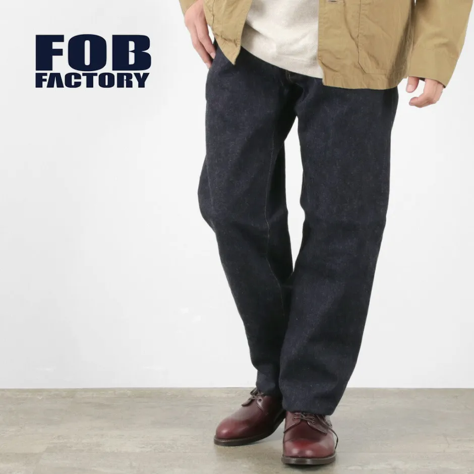 Jeans^FOB FACTORY / F165 Selvedge garage denim one-wash