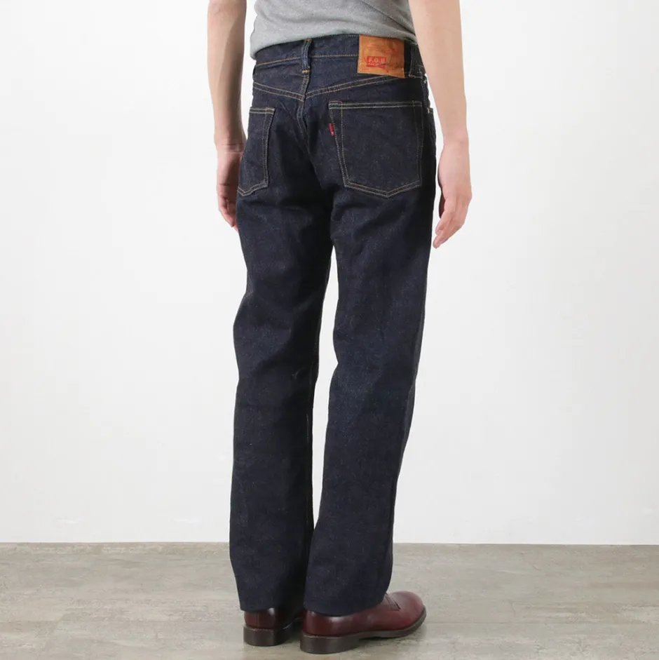 Jeans^FOB FACTORY / F191 Selvedge WW2 5P Denim Pants dark-indigo
