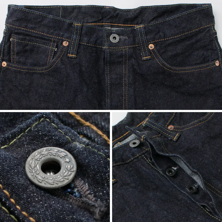 Jeans^FOB FACTORY / F191 Selvedge WW2 5P Denim Pants dark-indigo