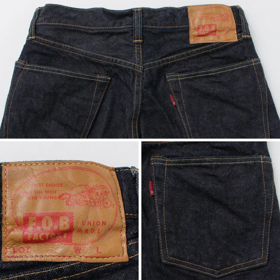 Jeans^FOB FACTORY / F191 Selvedge WW2 5P Denim Pants dark-indigo