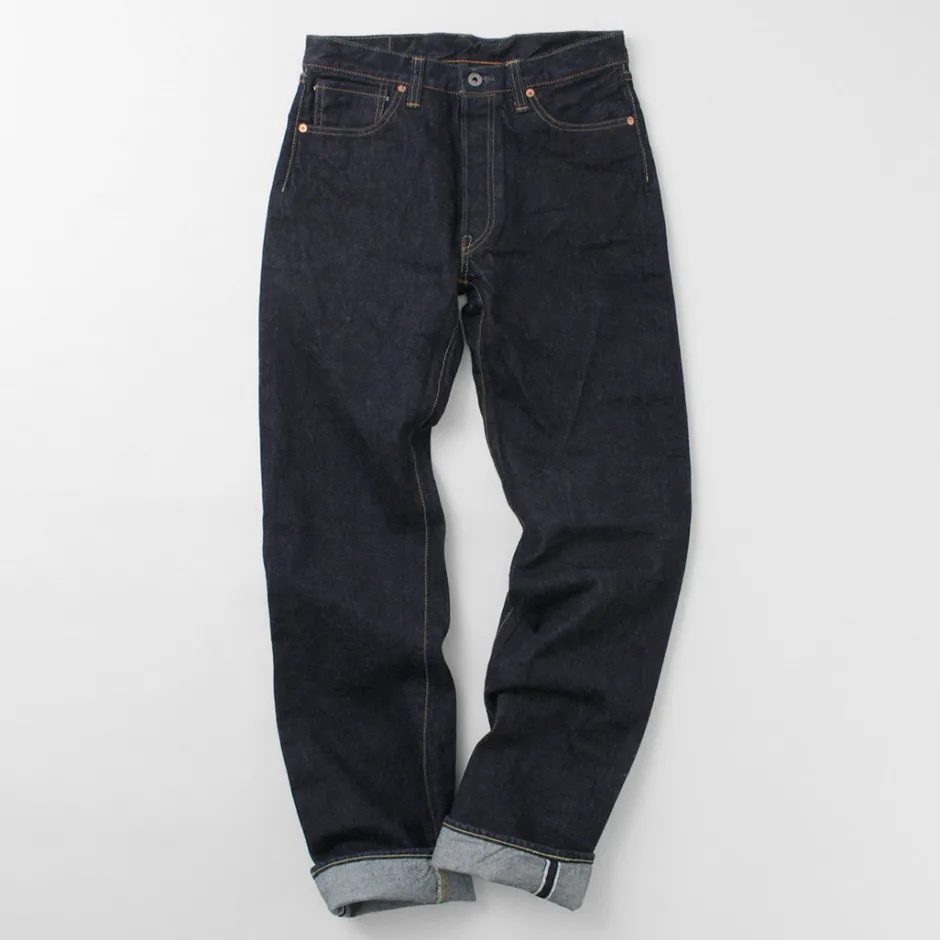 Jeans^FOB FACTORY / F191 Selvedge WW2 5P Denim Pants dark-indigo
