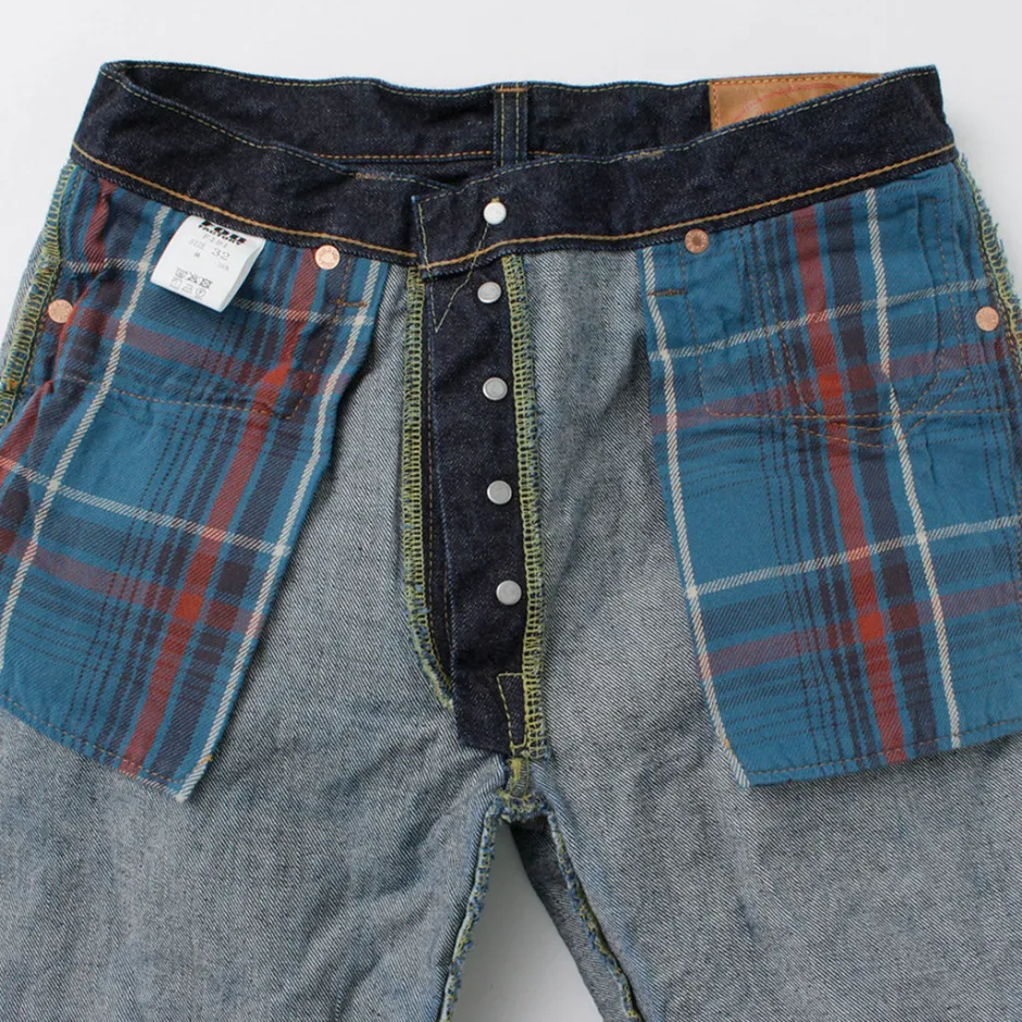 Jeans^FOB FACTORY / F191 Selvedge WW2 5P Denim Pants dark-indigo