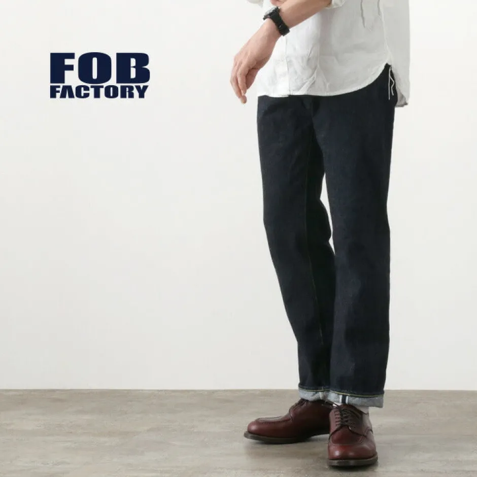 Jeans^FOB FACTORY / F151 Selvedge XX Denim Trousers one-wash