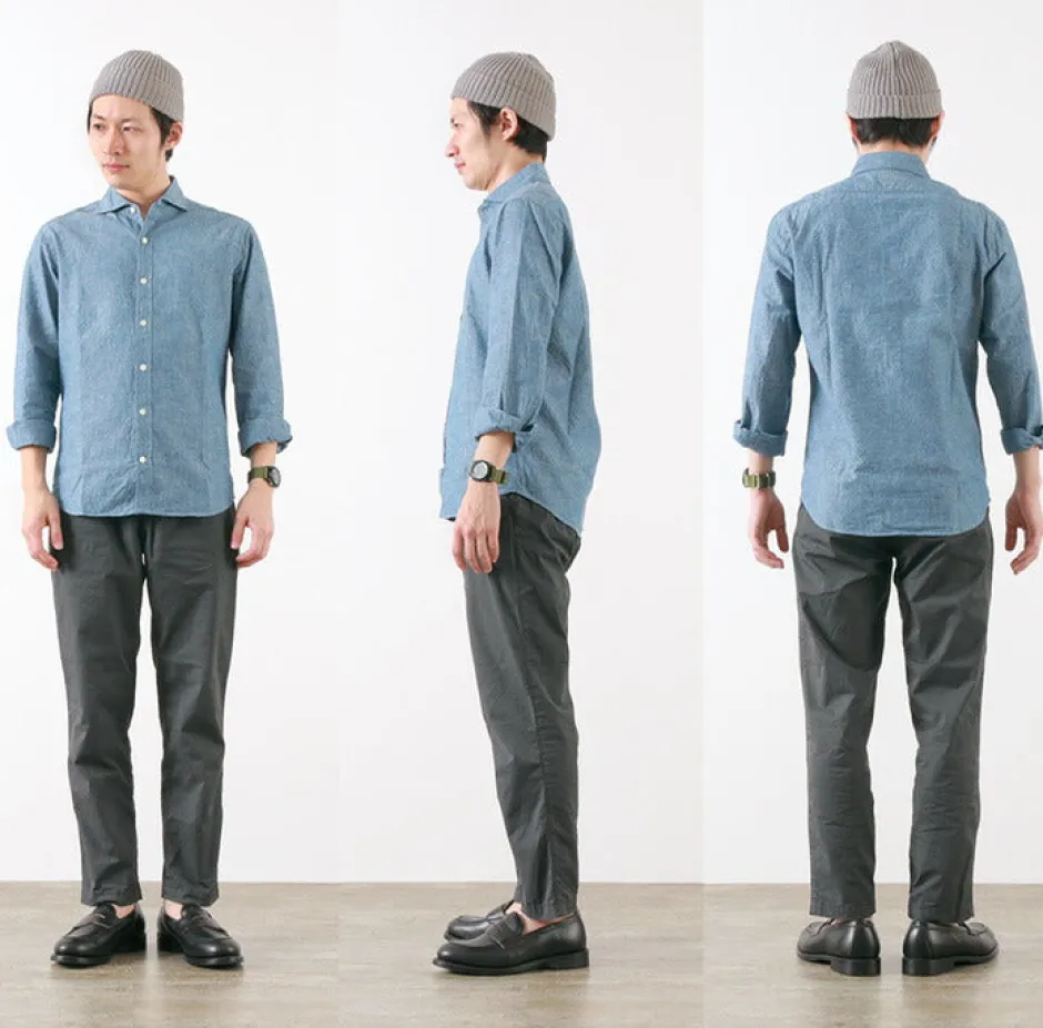 Trousers^FOB FACTORY / F0471 Sicilian/Stretch Twill Trousers
