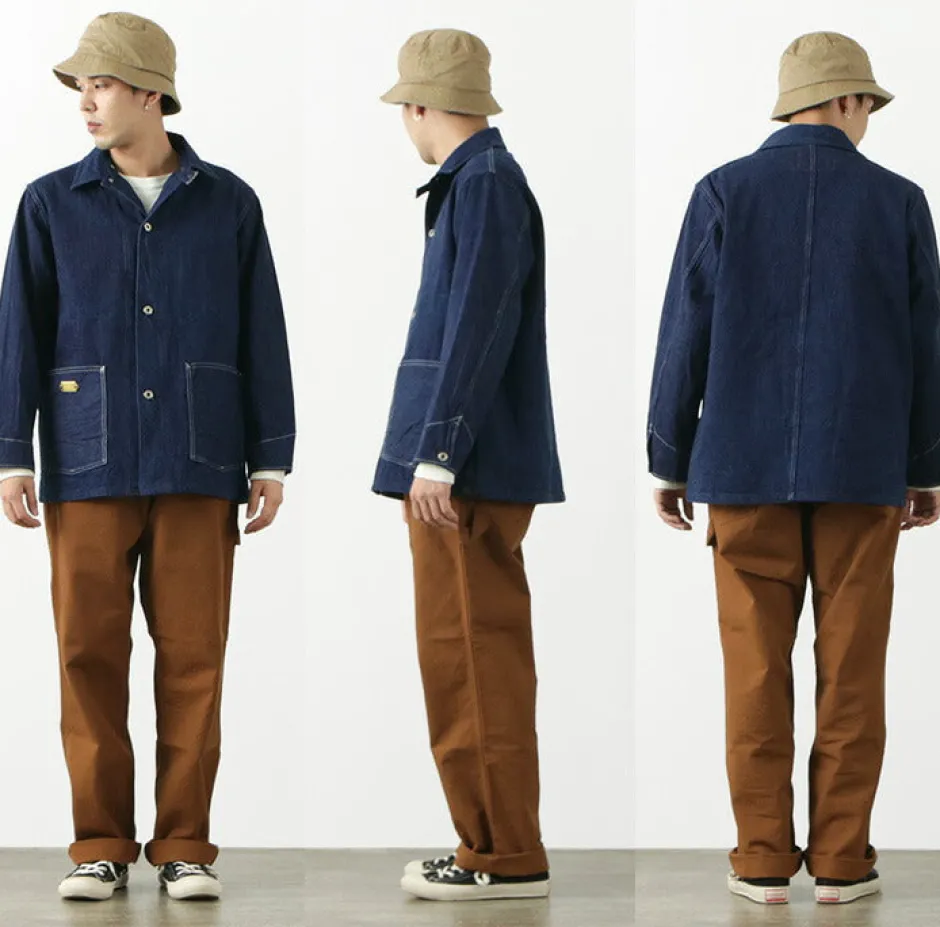 Jackets^FOB FACTORY / F2417WW2 denim coveralls one-wash