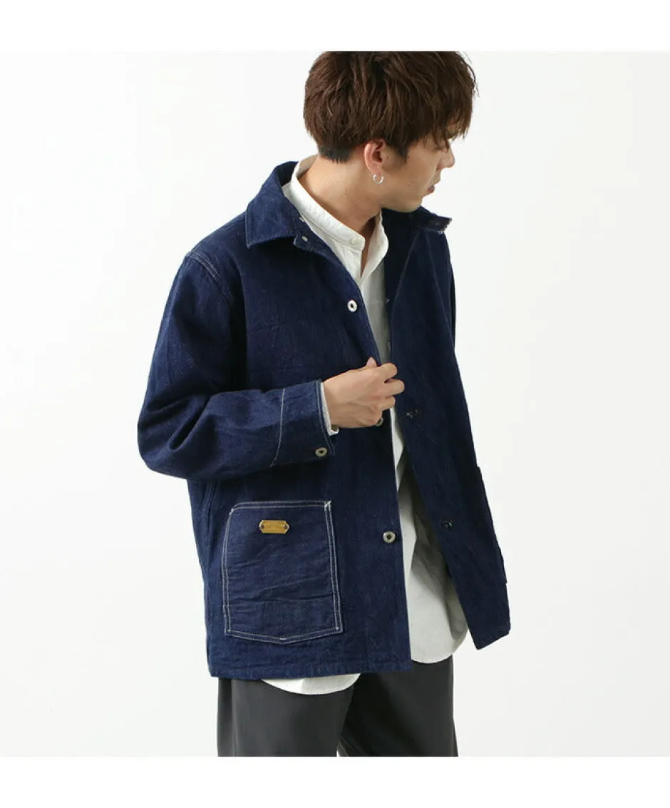 Jackets^FOB FACTORY / F2417WW2 denim coveralls one-wash