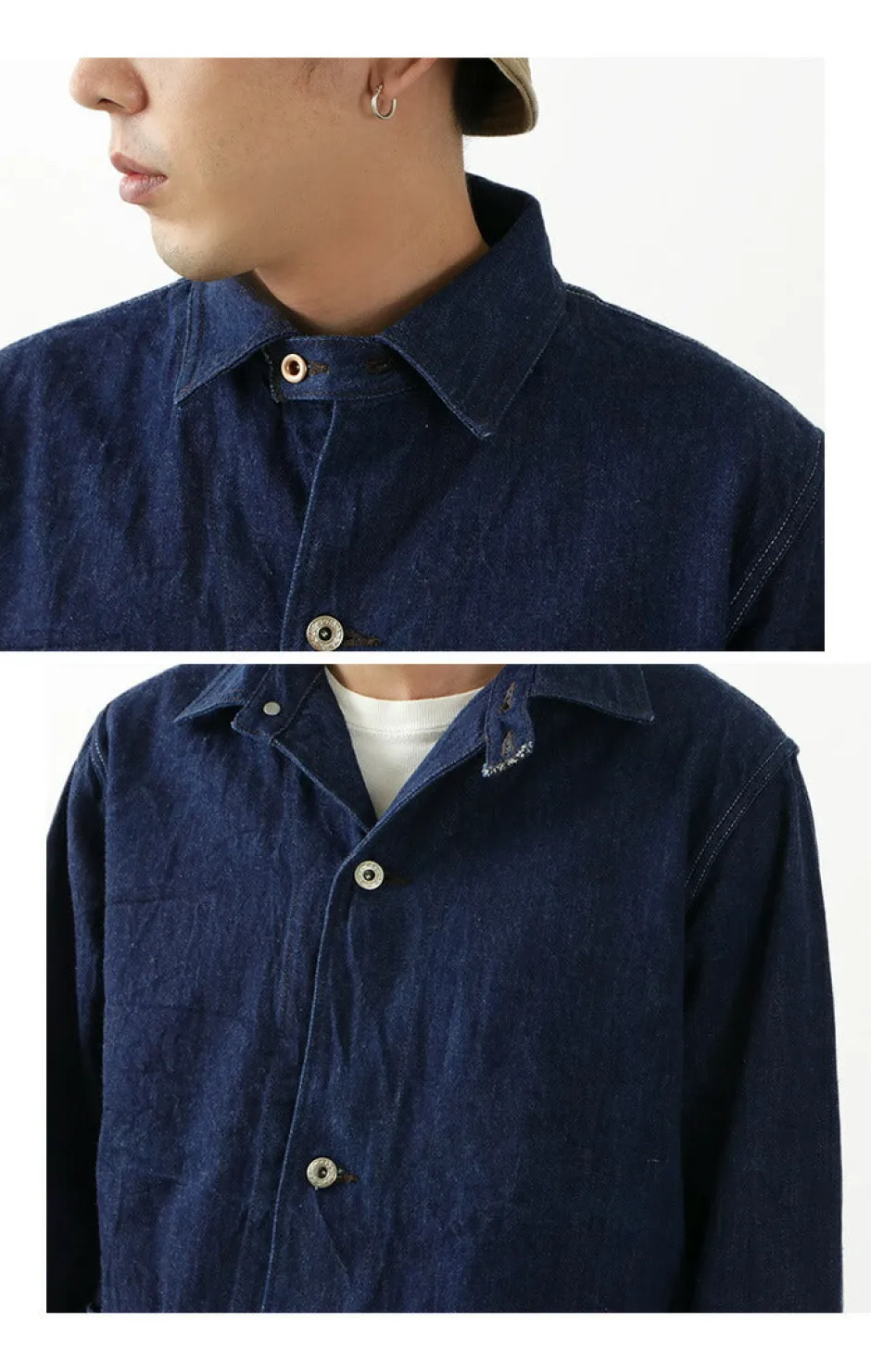 Jackets^FOB FACTORY / F2417WW2 denim coveralls one-wash