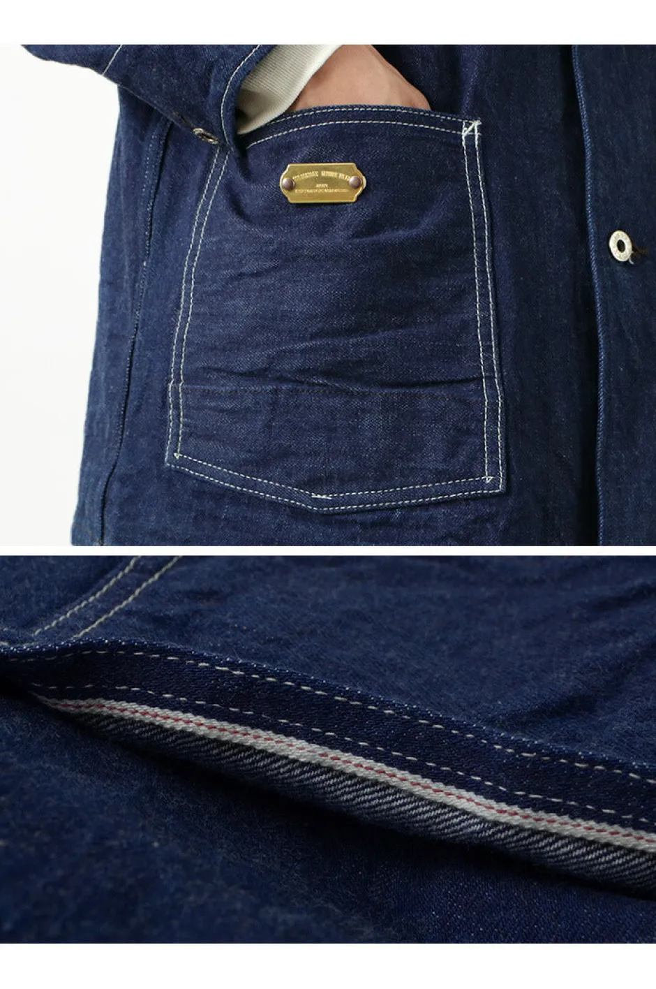 Jackets^FOB FACTORY / F2417WW2 denim coveralls one-wash