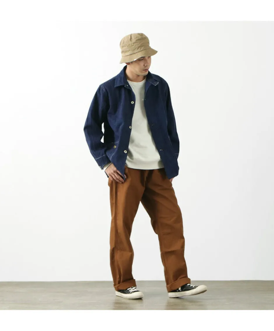Jackets^FOB FACTORY / F2417WW2 denim coveralls one-wash